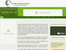 Tablet Screenshot of naritalearningcentre.com